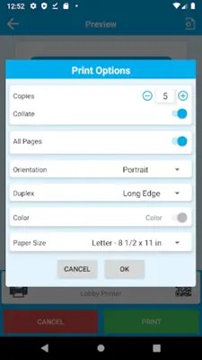 PrinterOn Print Service android App screenshot 3