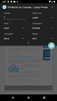 PrinterOn Print Service android App screenshot 6